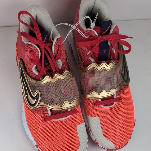 Nike KD Trey X Men's Size12 University Red Metallic Gold DD9538